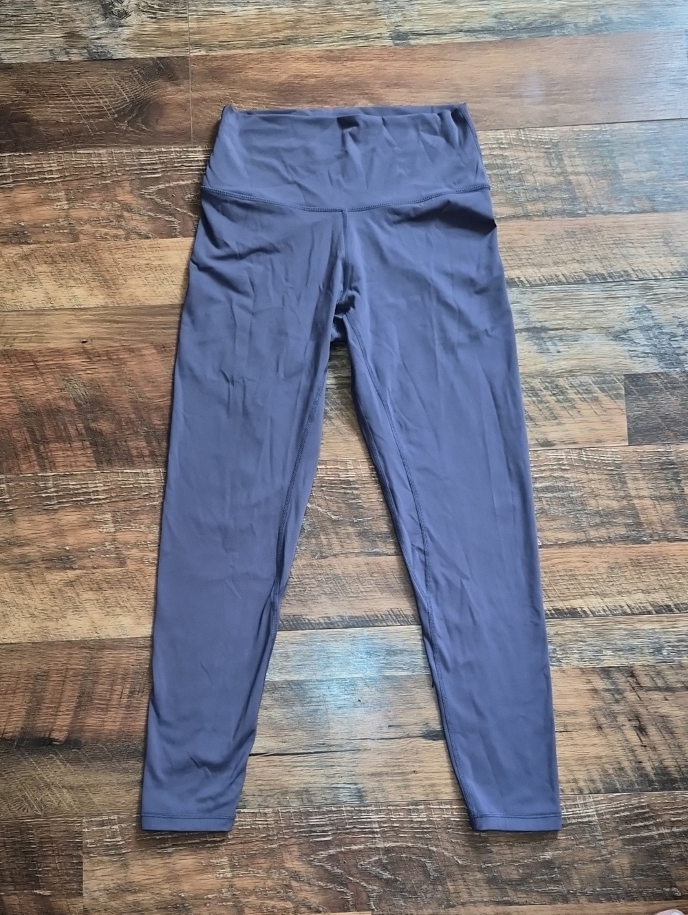 Colorfulkoala High-Waist Grey/Purple Active Leggings Small